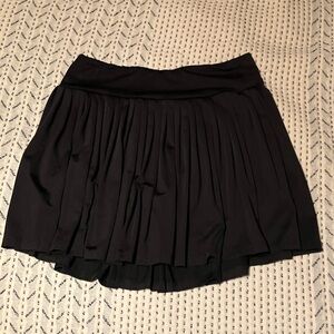 Elegant Black Pleated Skirt
